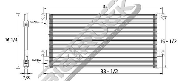 Picture of Chevrolet / GMC, International Navistar, Isuzu, Mack, Volvo Condenser 0651615