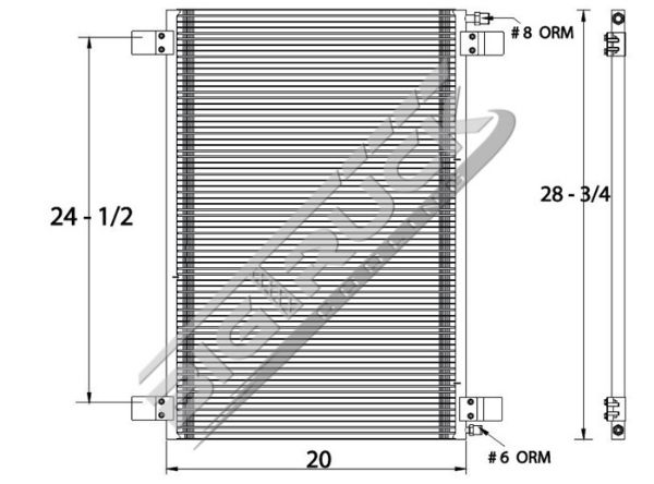 Picture of Ford / Sterling Condenser 0652424