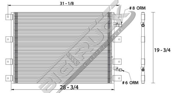Picture of Kenworth Condenser 0657003