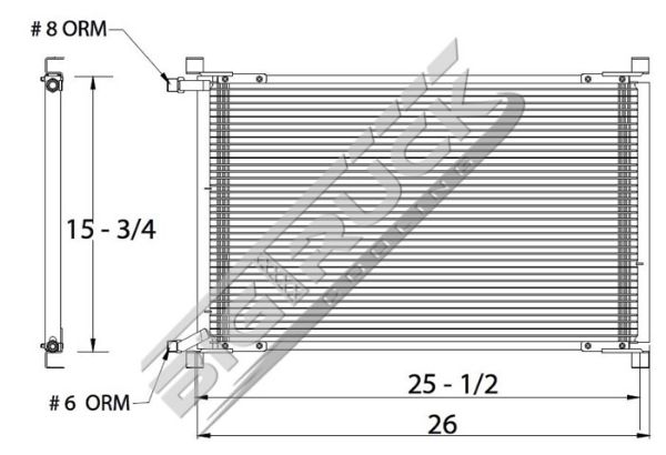 Picture of Autocar, Volvo Condenser 0657009