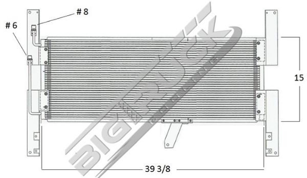 Picture of Western Star Condenser 0657017